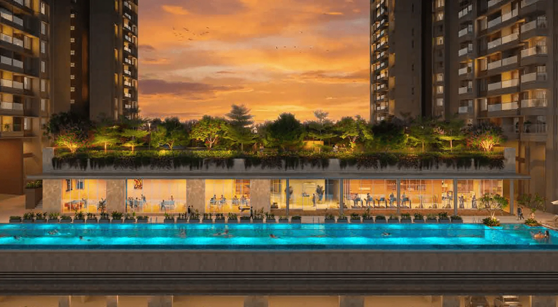 Mahindra Sanctum Clubhouse & Pool