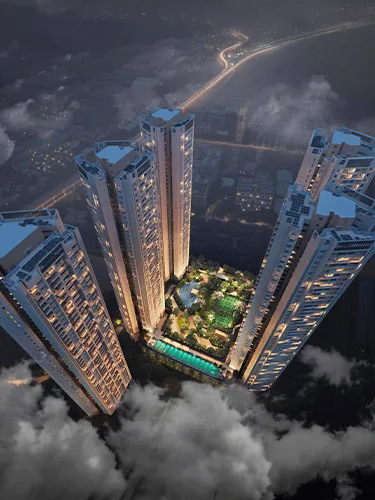Mahindra Sanctum Aerial View